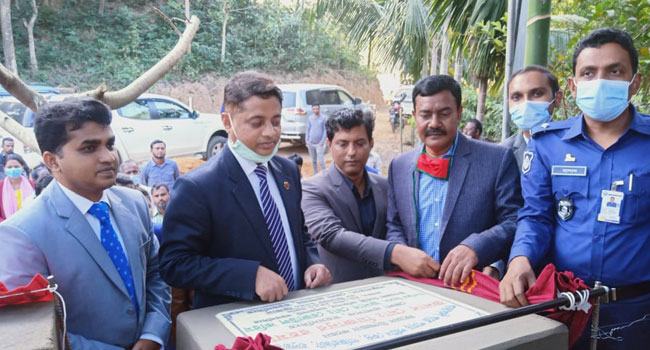 হালুয়াঘাটের গাবাখালী গারো পাহাড় পর্যটন কেন্দ্রের মডেল উন্মোচন