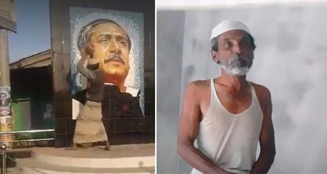 ঠাকুরগাঁওয়ে বঙ্গবন্ধুর ম্যুরাল ভাঙার চেষ্টা, আটক ১