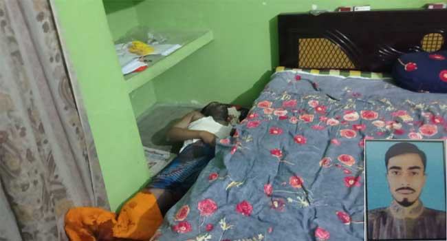 আশুগঞ্জ সারকারখানা কলোনির বাসা থেকে যুবকের রক্তাক্ত লাশ উদ্ধার