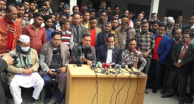 কুলিয়ারচরে বিএনপি প্রার্থীর নির্বাচন বর্জন
