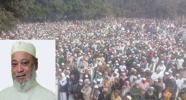 সিরাজগঞ্জ-৫ আসনের সাবেক এমপি আব্দুল মজিদের জানাজা সম্পন্ন