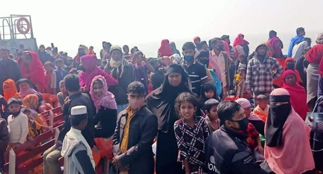তৃতীয় দফায় ভাসানচরে পৌঁছেছে ১৭৭৬ জন রোহিঙ্গা