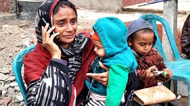 তীব্র শীতের মধ্যে ২ সন্তানসহ স্ত্রীকে বাসস্ট্যান্ডে রেখে পালালো স্বামী
