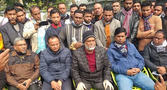 কটিয়াদীতে বিএনপি প্রার্থীর নির্বাচন বর্জন