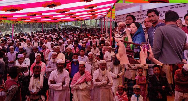 ফরিদপুরে চৌধুরী কামাল ইবনে ইউসুফের স্মরণে দোয়া মাহফিল
