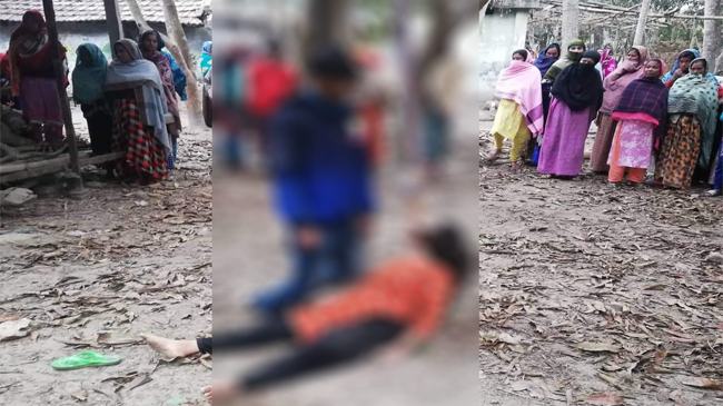 কলারোয়ায় একই গাছে ঝুলন্ত গৃহবধূ ও যুবকের লাশ উদ্ধার