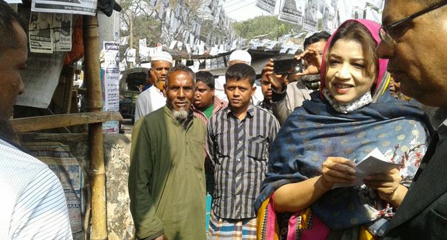 সরকারের উচিত অবাধ ও শান্তিপূর্ণ নির্বাচন দিয়ে জনমত যাচাই করা : শামা ওবায়েদ