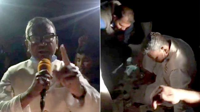 ডিসি-এসপি প্রত্যাহারের দাবিতে থানার সামনে অবস্থান নিয়েছেন কাদের মির্জা