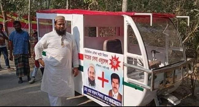 মাদারীপুরে গরীব ও দুস্থদের চিকিৎসা দিতে ফ্রি অ্যাম্বুলেন্স সার্ভিস