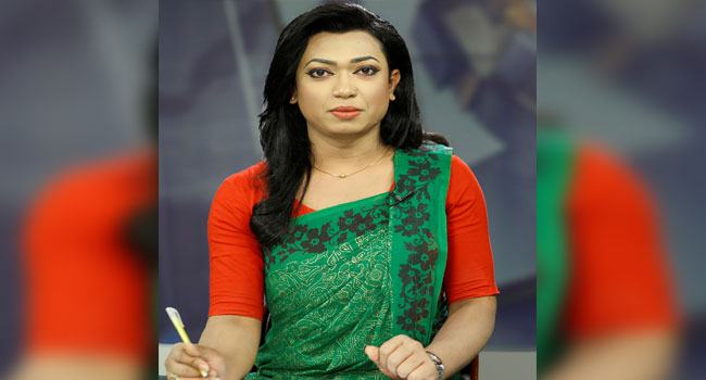 দেশে সংবাদ পাঠে প্রথম ট্রান্সজেন্ডার নারী