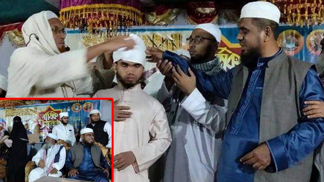 অন্ধ হাফেজের সাফল্য গাঁথা অধ্যায়, পাগড়ি নিলেন ১০ অন্ধসহ ২০০ হাফেজ-হাফেজা