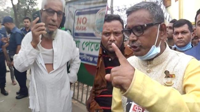 কাদের মির্জার উপস্থিতিতে কোম্পানীগঞ্জ আওয়ামী লীগ সভাপতিকে মারধর
