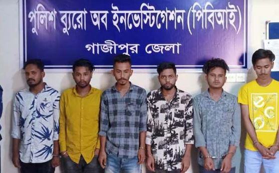 গাজীপুরে জবি ছাত্র অপহরণ, গ্রেফতার ৬