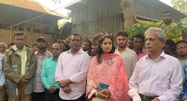 শাল্লায় হামলার শিকার গ্রাম পরিদর্শনে কেন্দ্রীয় বিএনপির প্রতিনিধি দল