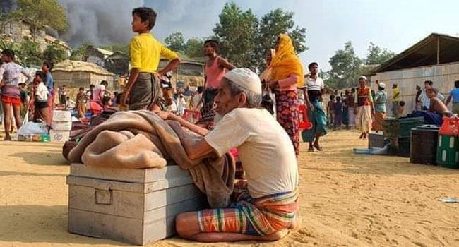সর্বস্ব হারানো রোহিঙ্গারা ফিরছে আগের স্থানেই