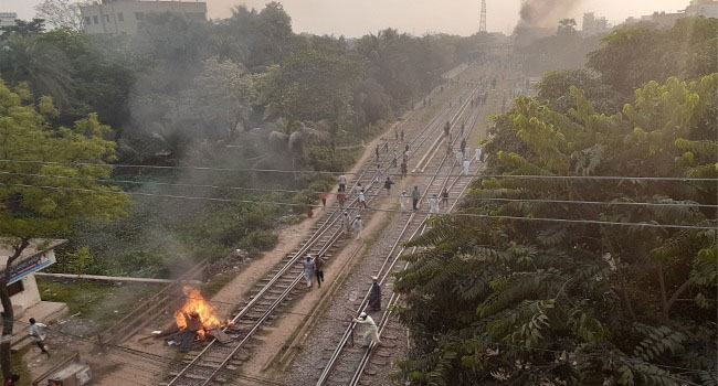 ব্রাহ্মণবাড়িয়ায় মোদিবিরোধী বিক্ষোভে গুলিবিদ্ধ হয়ে নিহত ১, আহত ২০