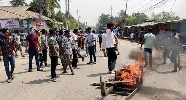 হবিগঞ্জে পুলিশের সাথে ছাত্রদল-যুবদলের সংঘর্ষ : আহত অর্ধশত, আটক ১২