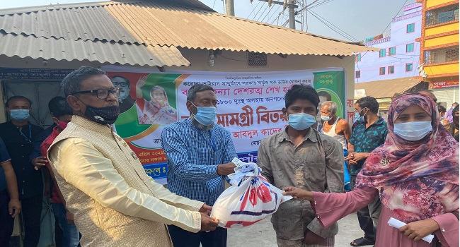 ত্রাণ বিতরণে পুলিশি বাধার অভিযোগ কাদের মির্জার