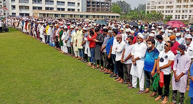 পটুয়াখালীতে জেলা বিএনপি নেতা মশিউর খানের দাফন সম্পন্ন