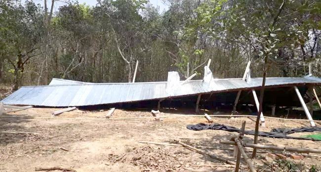 সখীপুরে বনের জমি থেকে পোল্ট্রিফার্ম উচ্ছেদ