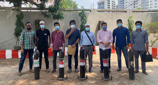 করোনা রোগীদের জন্য চালু হলো ব্লাড কানেকশনের অক্সিজেন ব্যাংক