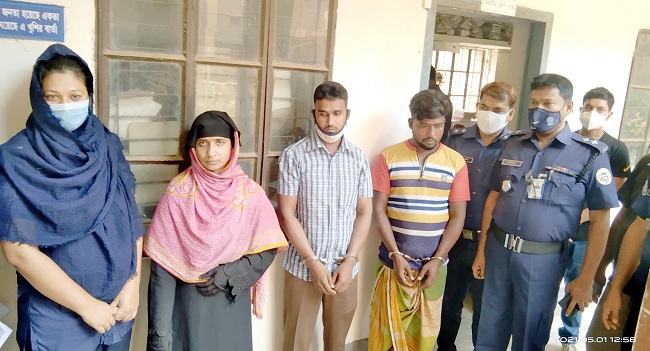 মঠবাড়িয়ায় ছেলে হত্যার অভিযোগে সৎ মা-বাবাসহ গ্রেফতার ৩