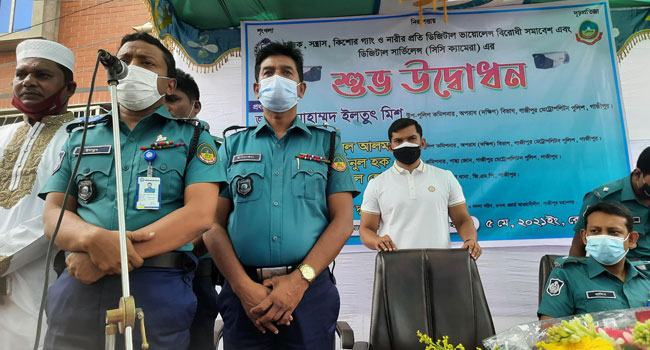 গাজীপুর সিটির ৩৭ নম্বর ওয়ার্ডে ৩৮২ সিসি ক্যামেরা স্থাপন