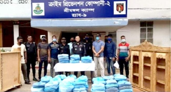 শায়েস্তাগঞ্জে ১২ লাখ টাকার গাঁজাসহ পিকআপ জব্দ, আটক নেই