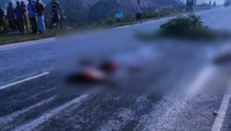 মান্দায় সড়ক দুর্ঘটনায় নারীর খণ্ড খণ্ড লাশ উদ্ধার