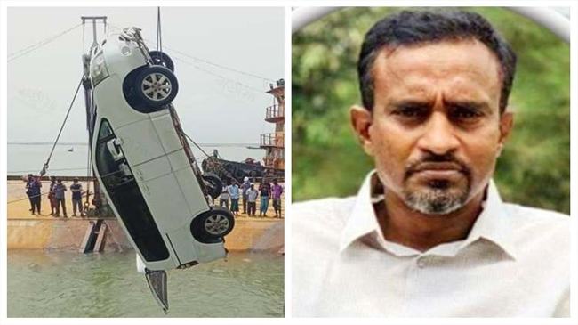 পদ্মায় ডুবে যাওয়া সেই মাইক্রোবাসের নিখোঁজ চালকের লাশ উদ্ধার