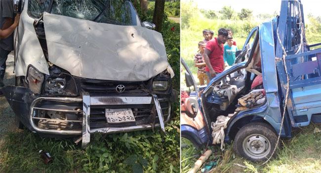 ব্রাহ্মণবাড়িয়ায় পিকআপ ও মাইক্রোবাসের সংঘর্ষে নিহত ২, আহত ৫