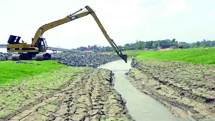 নানিয়ারচরে চেঙ্গী খালের পুনঃখনন কাজ শুরু