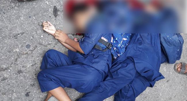 মাদরাসায় যাওয়া হলো না মামা-ভাগিনার