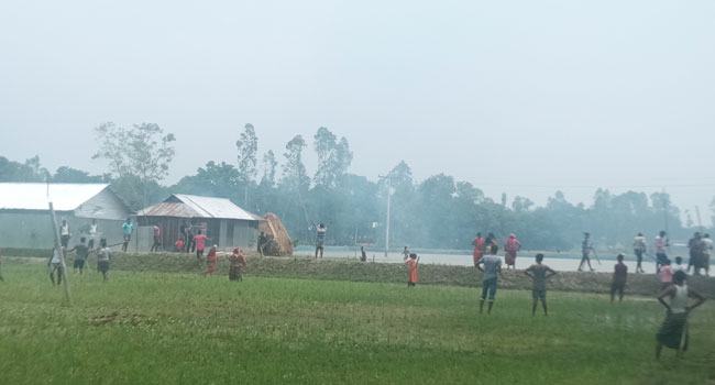সুন্দরগঞ্জে জমি নিয়ে সংঘর্ষে আহত ১০