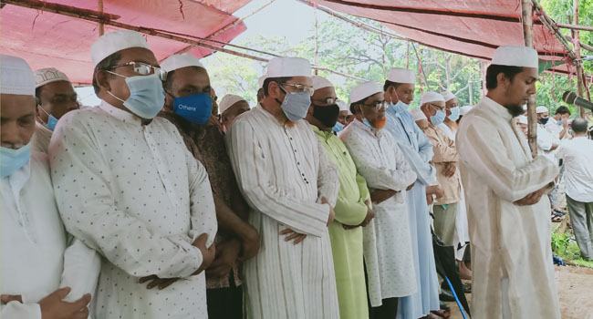অ্যাডভোকেট সালামতুল্লাহ’র জানাজা সম্পন্ন
