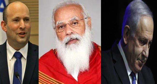 ইসরাইলের নতুন ও সাবেক নেতাকে মোদির অভিনন্দন