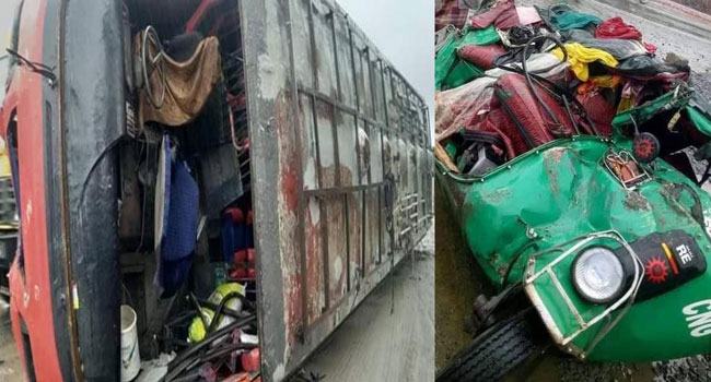 বগুড়ায় বাস-সিএনজি সংঘর্ষে শিশুসহ নিহত ৩, আহত ১৫