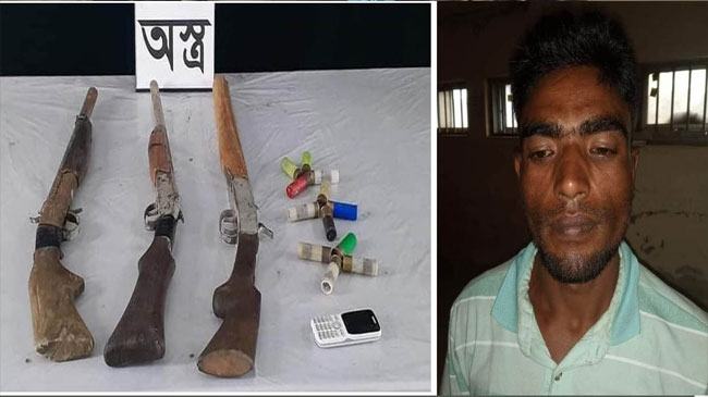কোম্পানীগঞ্জে অস্ত্রসহ যুবলীগ নেতা আটক