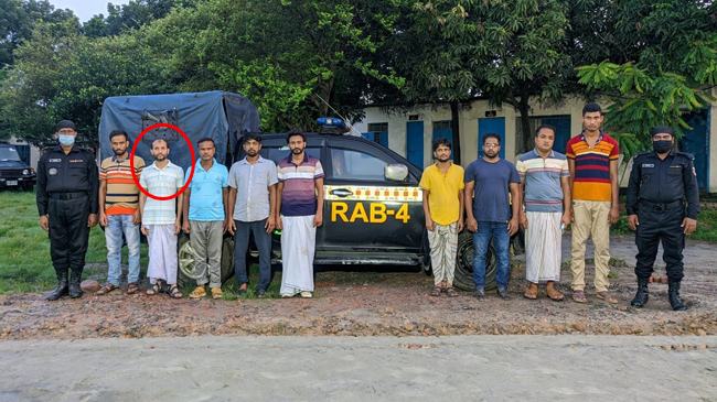 ডাকাতির প্রস্তুতিকালে যুবলীগ নেতাসহ ৯ জন আটক
