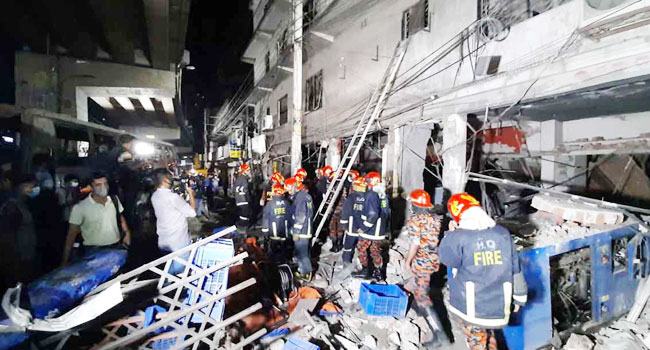 মগবাজারে মৃতের সংখ্যা বেড়ে ৫, আহত অর্ধশতাধিক