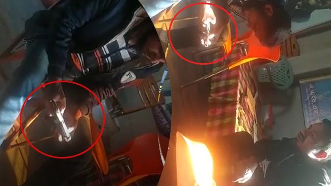 আ’লীগ নেতার ছেলের হাতে অস্ত্র!