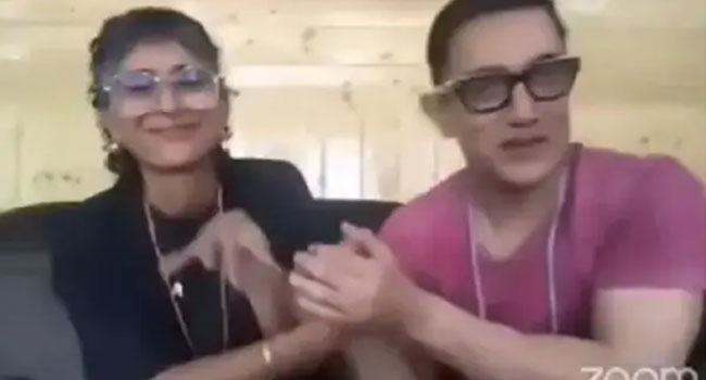 আমরা একসাথেই আছি : হাত ধরে বললেন আমির-কিরণ