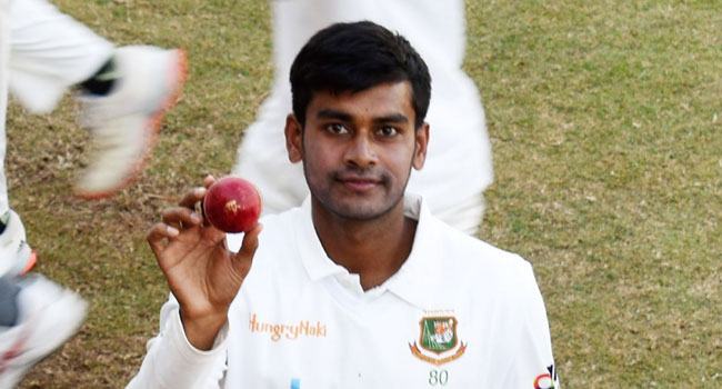 মিরাজ স্পিনে সেঞ্চুরি বঞ্চিত টেইলর