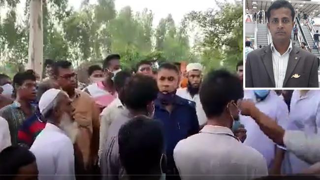 পুলিশকে মারধর করলেন আওয়ামী লীগ নেতা