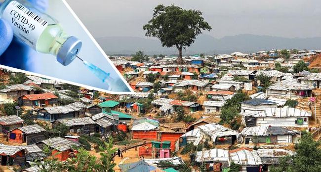 বাংলাদেশে আশ্রয় পাওয়া রোহিঙ্গারাও পাচ্ছে করোনার টিকা