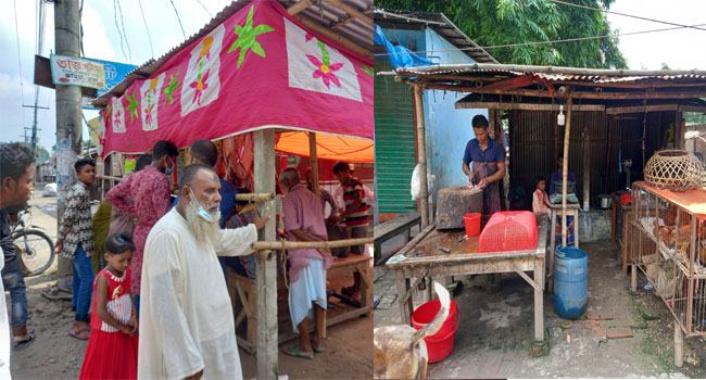 গরুর গোশতের দোকানে ভিড়, মুরগির দোকান ফাঁকা