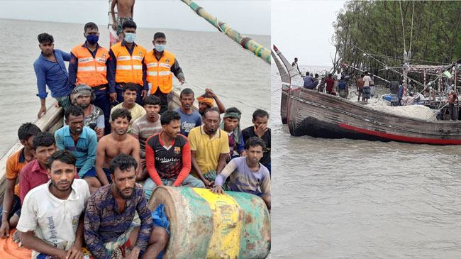 মেঘনায় ট্রলার ডুবি, ১৬ জেলেকে জীবিত উদ্ধার