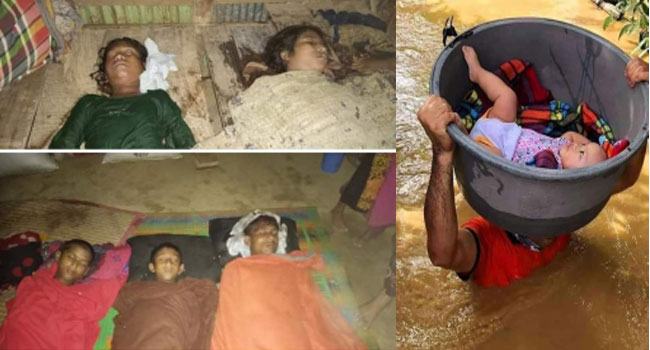 টেকনাফে পাহাড় ধসে একই পরিবারের ৫ শিশুর মৃত্যু
