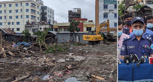 নারায়ণগঞ্জে বৃহৎ মাদক বস্তি উচ্ছেদ করলো পুলিশ