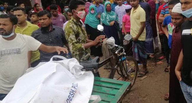 গাজীপুরে কাভার্ডভ্যান চাপায় স্বামী-স্ত্রী নিহত